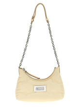 Sac bandoulière en cuir d'agneau blanc Maison Margiela