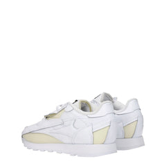 Maison Margiela White Leather Athletic Sneakers