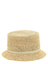 Maison Michel Beige Fabric Sunhat - S