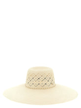Maison Michel Beige Fabric Sunhat - S