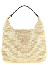 Sac bandoulière en raphia beige Maison Michel