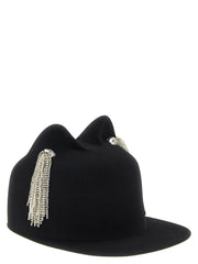 Maison Michel Black Wool Hat - S