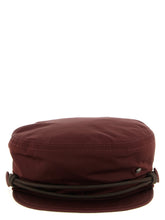 Maison Michel Bordeaux Polyester Fatcap Hat - S