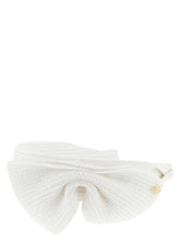 Maison Michel White Papier Headband