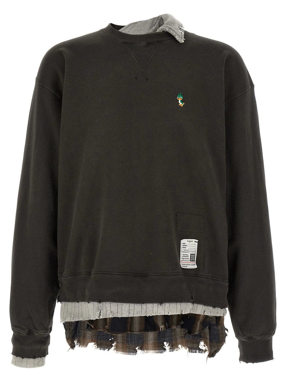 Maison Mihara Yasuhiro Black Cotton Sweatshirt - IT46 | S