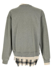 Maison Mihara Yasuhiro Gray Cotton Sweatshirt