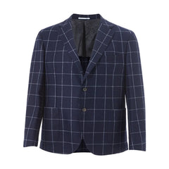 Malo Blue Wool Blazer - IT56 | 3XL - Coats & Jackets
