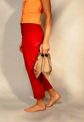 Mangará Atelier Beige Suede Embroidered Ballerinas – Elegant Women’S Flat Shoes