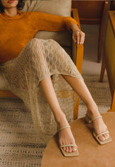 Mangará Atelier Gold Glitter Mules Maiate – Women’S 4 Cm Low Block Heel Slip-On Sandals