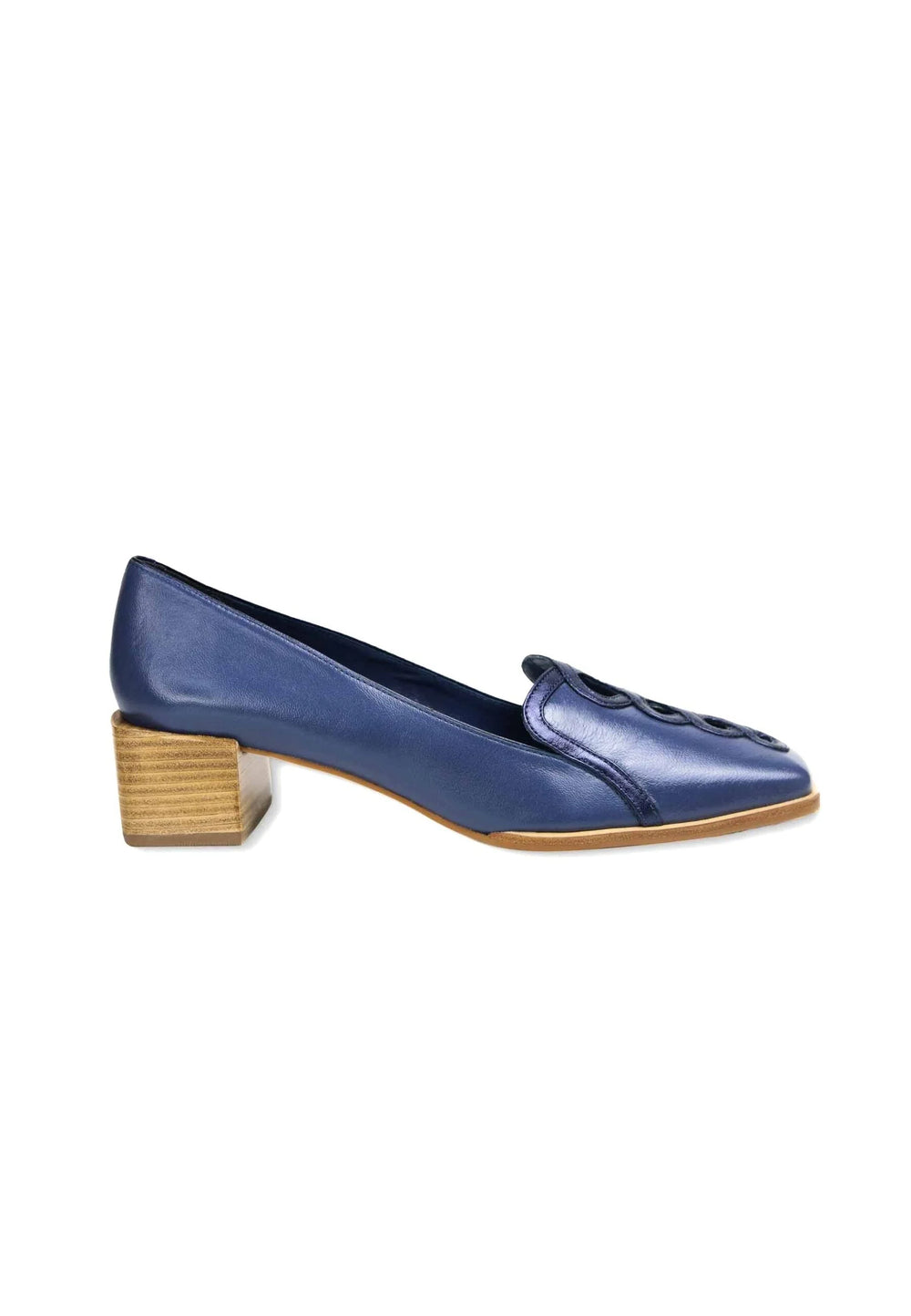 Mangará Atelier Handcrafted Blue Leather Loafers – Timeless Style & Everyday Comfort
