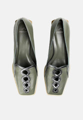 Mangará Atelier Handcrafted Green Leather Loafers – Timeless Style & Everyday Comfort