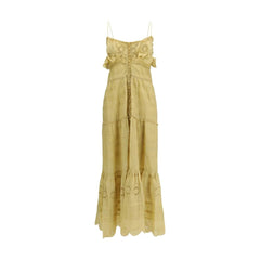 Marant Etoile Beige Cotton Casual Dress
