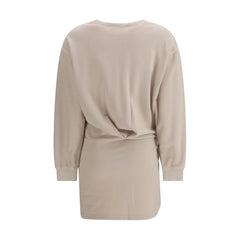 Marant Etoile Beige Cotton Casual Dress