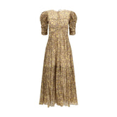 Marant Etoile Bicolor Cotton Casual Dress