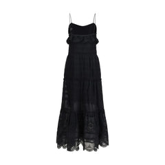 Marant Etoile Schwarzes Baumwoll-Kleid