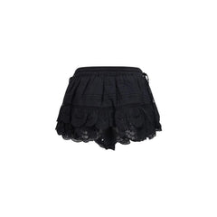 Marant Etoile Black Cotton Short And Mini Shorts