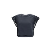 Marant Etoile Black Cotton T-Shirt