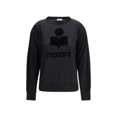 Marant Etoile Black Linen Sweatshirt