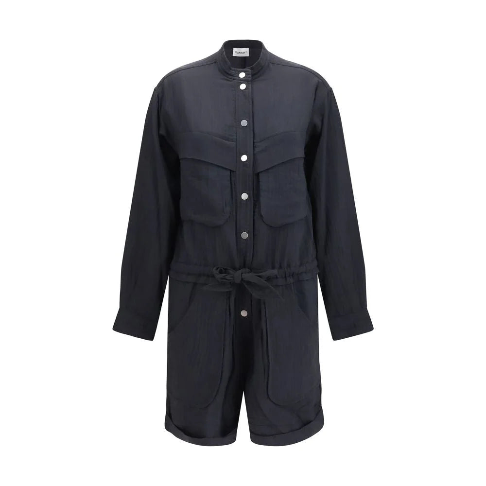 Marant Etoile Black Viscose Jumpsuit