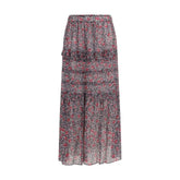 Marant Etoile Purple Cotton Long Skirt - IT38 | S