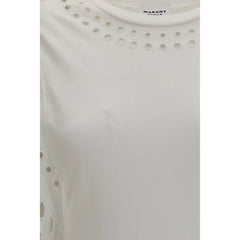 Marant Etoile White Cotton Casual Dress