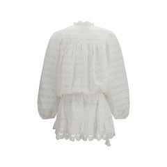 Marant Etoile White Cotton Casual Dress - IT38 | S