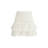 Marant Etoile White Cotton Mini Skirt - IT36 | XS