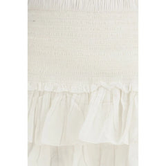 Marant Etoile White Cotton Mini Skirt - IT36 | XS