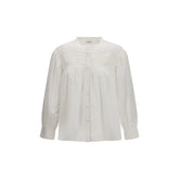 Marant Etoile White Cotton Top - Shirts