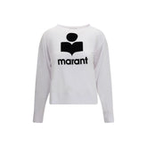 Marant Etoile White Linen Sweatshirt