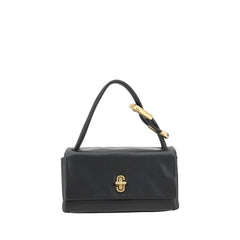Marc Jacobs Black Calf Leather Bos Taurus Shoulder Bag