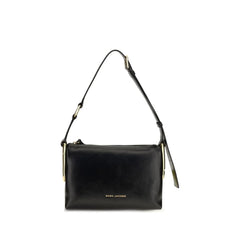 Marc Jacobs Black Calf Leather Bos Taurus Shoulder Bag