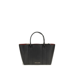 Marc Jacobs Black Calf Leather Bos Taurus Shoulder Bag