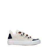 Marcelo Burlon Beige Leather Low Tops - EU41/US8