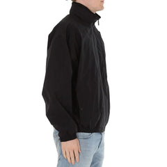 Marcelo Burlon Black Cotton Shell Jacket