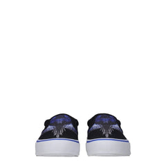 Marcelo Burlon Black Fabric Slip-On Loafers - Flats
