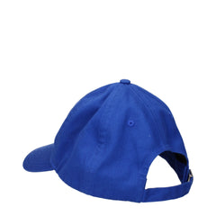 Marcelo Burlon Blue Cotton Caps (Baseball Hat) - UNI