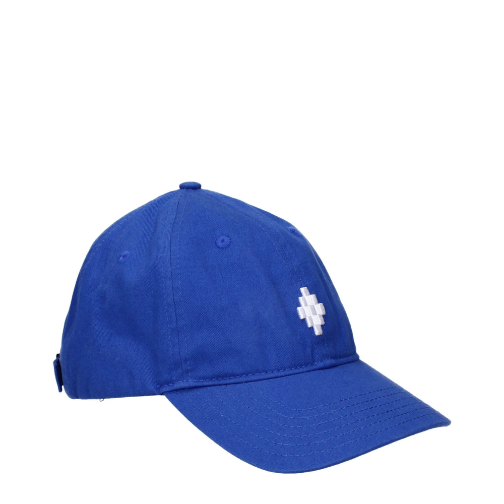Marcelo Burlon Blue Cotton Caps (Baseball Hat) - UNI