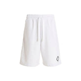 Marcelo Burlon White Cotton Shorts - S