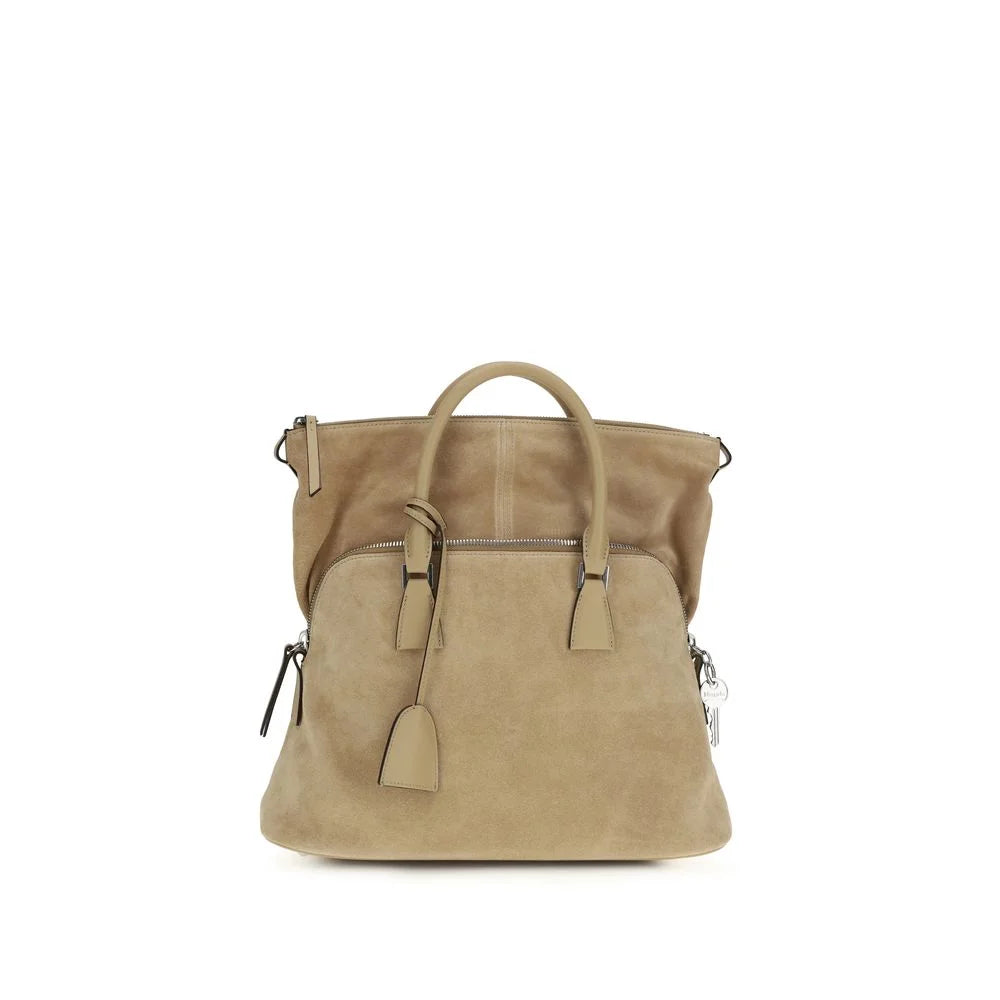 Margiela Beige Calf Leather Bos Taurus Shoulder Bag