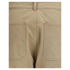 Margiela Beige Cotton Cargo Pants - Cargo Pants