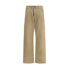 Margiela Beige Cotton Cargo Pants - Cargo Pants