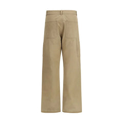 Margiela Beige Cotton Cargo Pants - Cargo Pants