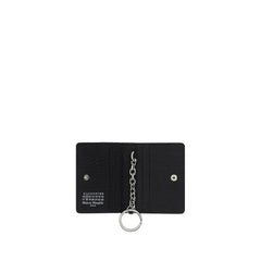 Margiela Black Calf Leather Bos Taurus Keychain
