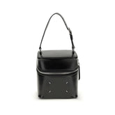 Margiela Black Calf Leather Bos Taurus Shoulder Bag