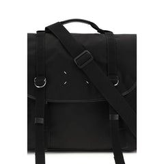 Margiela Black Calf Leather Bos Taurus Shoulder Bag