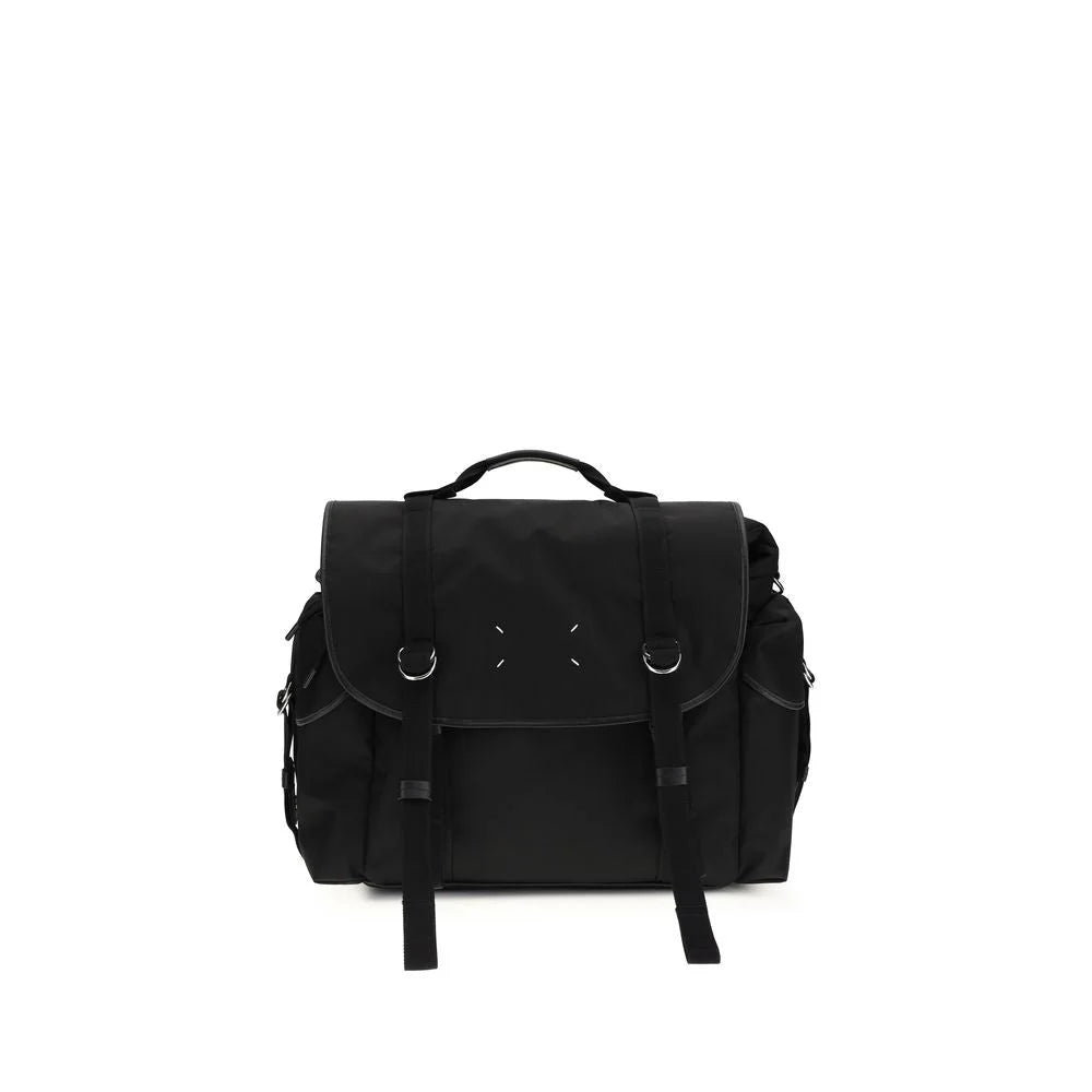 Margiela Black Calf Leather Bos Taurus Shoulder Bag