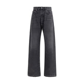 Margiela Black Cotton High-Waisted Jean - W32