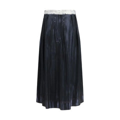 Margiela Blue Acetate Midi Skirt - IT44 | L