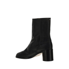 Margiela Brown Calf Leather Bos Taurus Ankle Boots